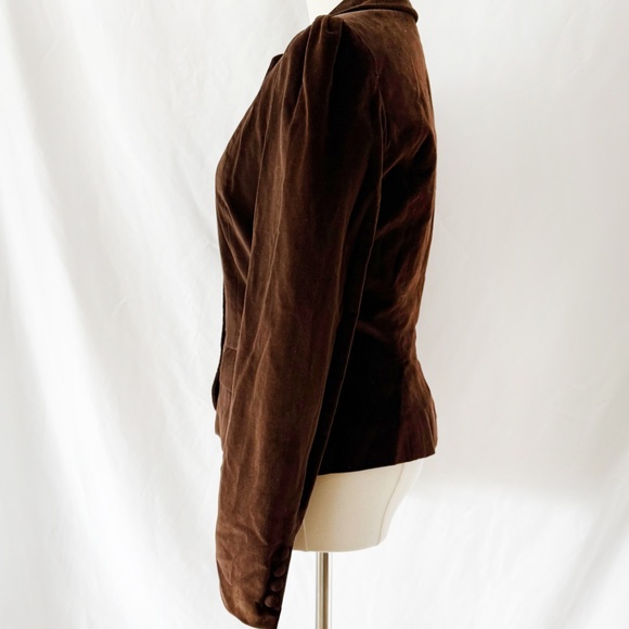 Ralph Lauren 1984 F/W Brown Cotton Velvet Equestrian Jacket Small - Picture 5 of 9